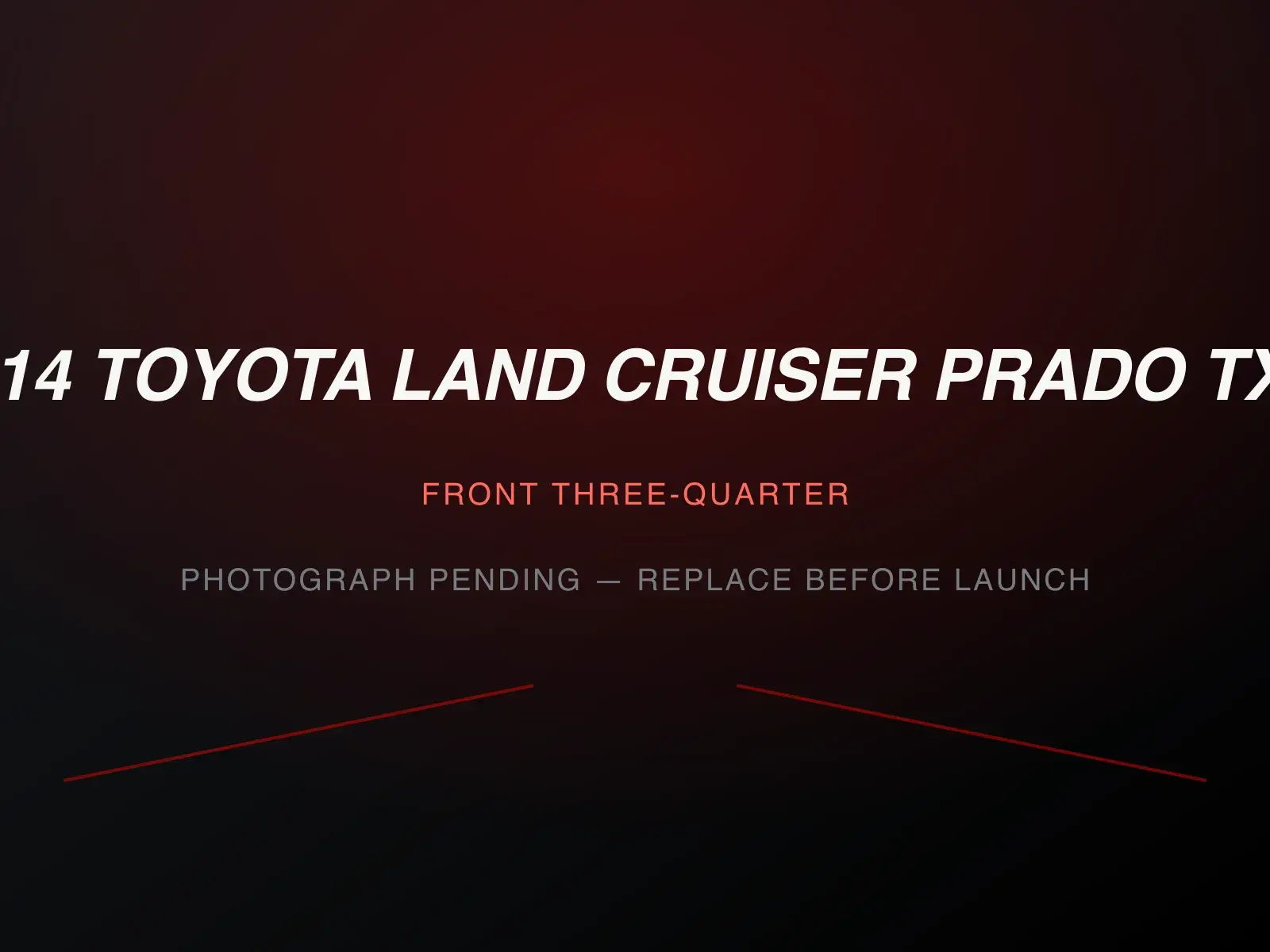 2014 Toyota Land Cruiser Prado TX-L — image 1