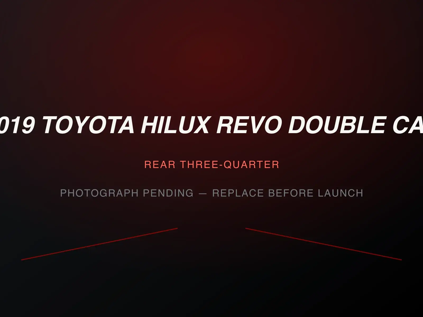 2019 Toyota Hilux Revo Double Cab — image 3