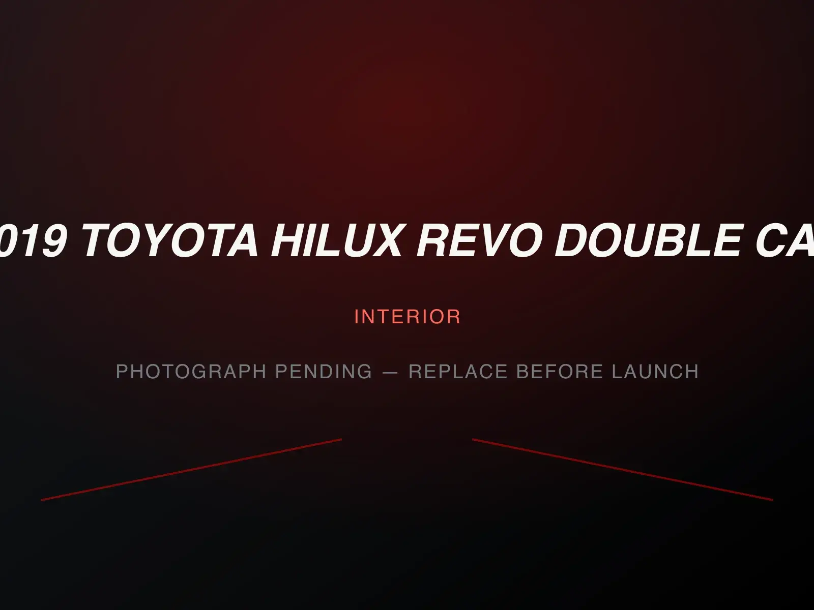 2019 Toyota Hilux Revo Double Cab — image 2